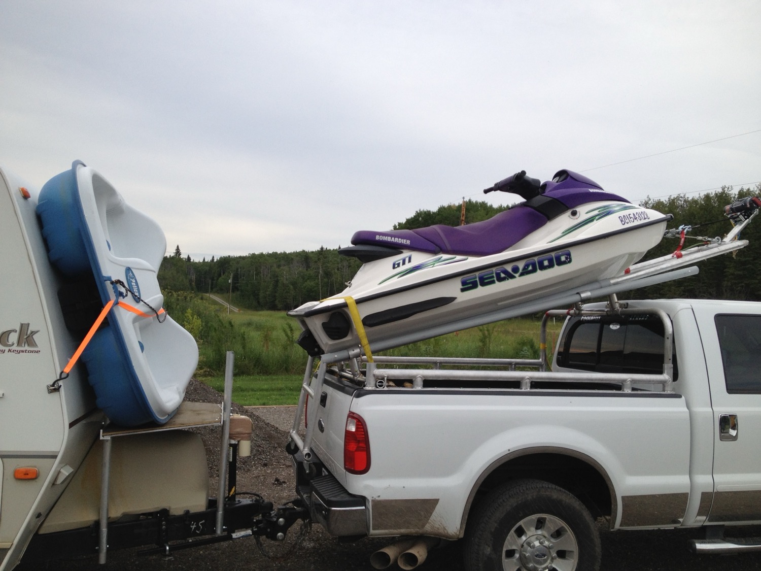 Loaded and hitched — nothing left behind