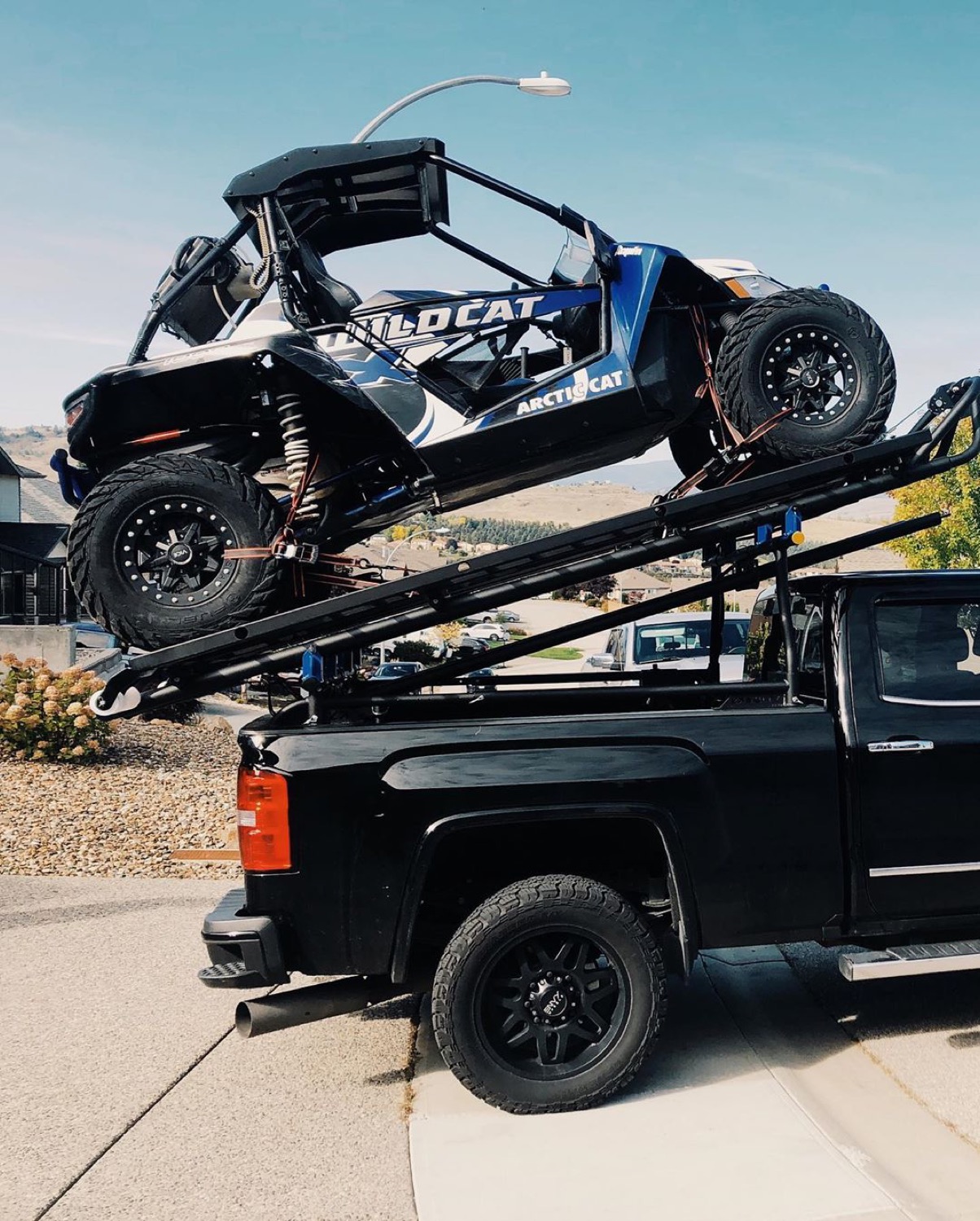 Winching a Wildcat UTV aboard