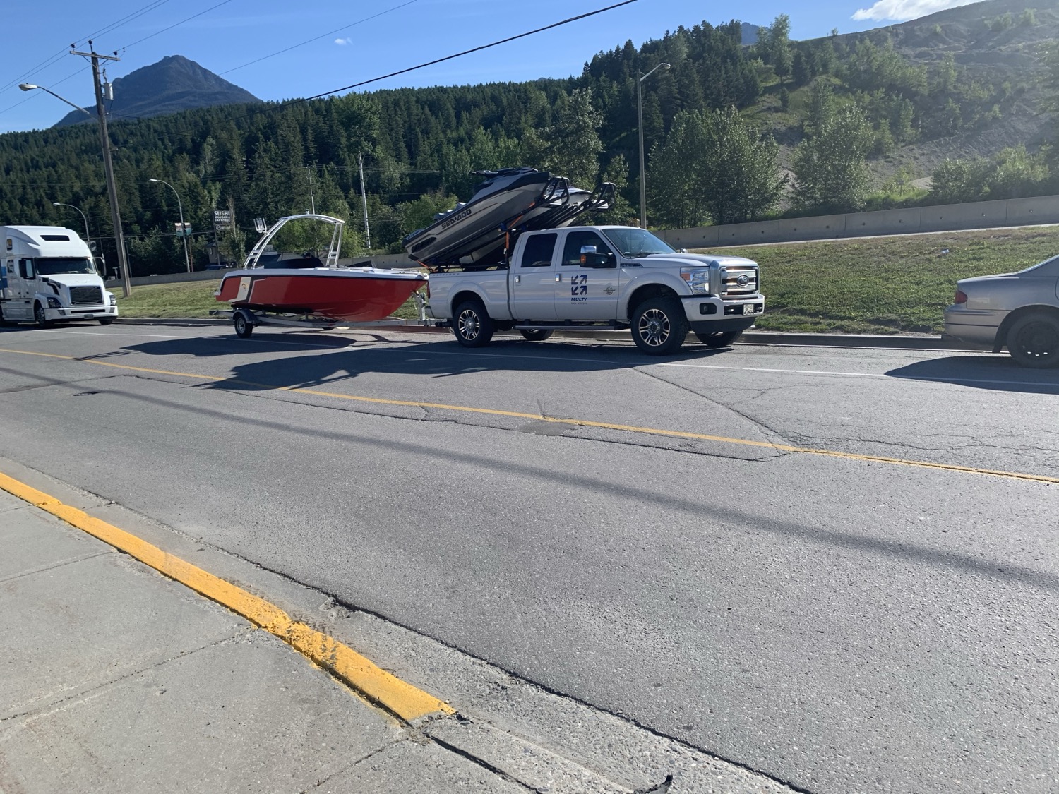Both boats, one trip