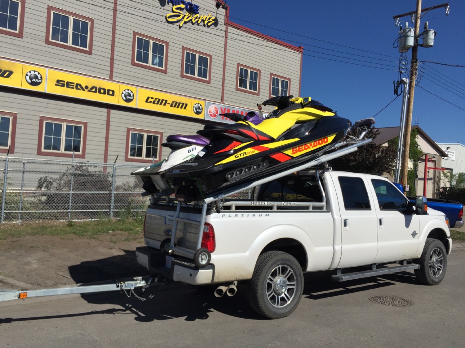 At the powersports dealer