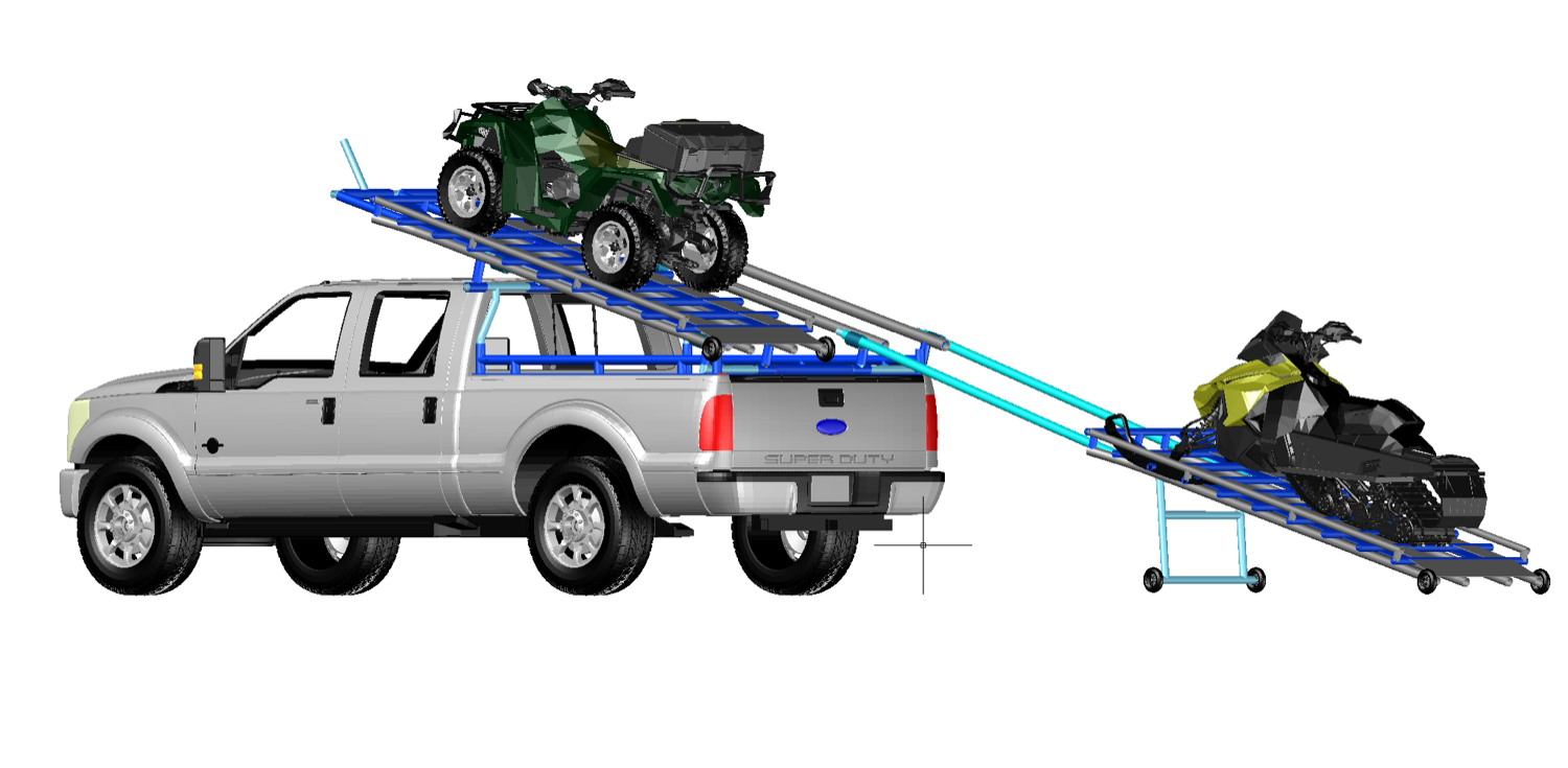 Dual-lane loading — CAD