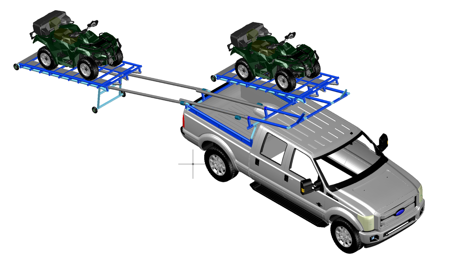 Dual ATV configuration — CAD