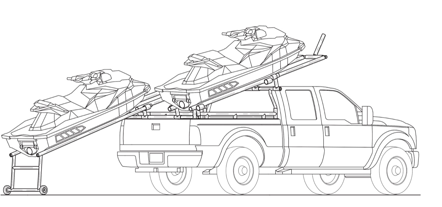 Two PWC — line drawing